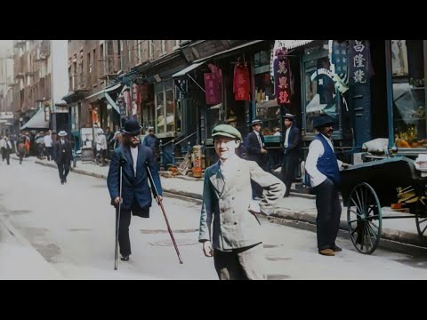 New York City 1911 60 FPS 4K A.I Colorized Old Film Restoration