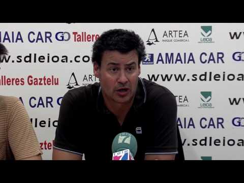 Igor Gordobil tras SD Leioa 2-0 CD Mensajero