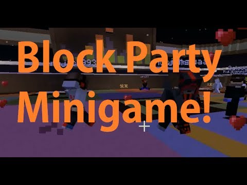 Block Party Minigame on The Hive Server!