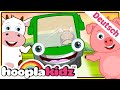 HooplaKidz Deutsch Wheels On The Green Bus Die Räder Vom Grün Bus Buslied