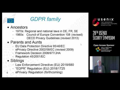 USENIX Security '19 - From Privacy by Design to Data Protection by Design: The Challenges of