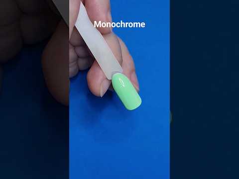 Monochrome. Color mixing. #colormixing #monochrome #gelpolish #nailart #nails #mixing