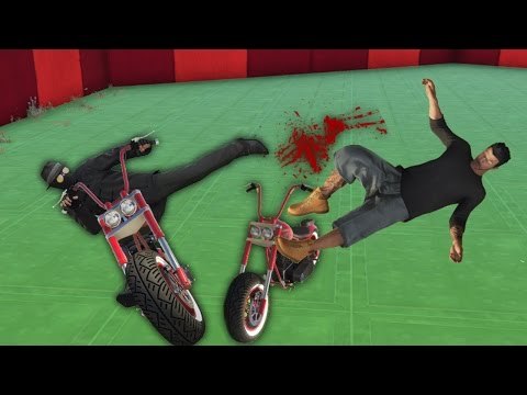 GO TO SHLEEP!! MOTORCYCLE MELEE DEATHMATCH - GTA V