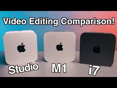 Mac Studio vs M1 mini vs i7 mini - Video & Photo Editing!
