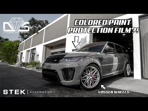 2021 Range Rover SVR GETS WRAPPED (NOT IN VINYL) WITH NEW VOSSEN WHEELS! COLORED PPF?!