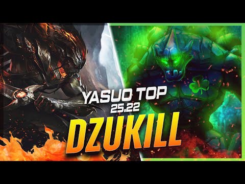 Dzukill - Yasuo vs Malphite TOP Patch 25.22 - Yasuo Gameplay