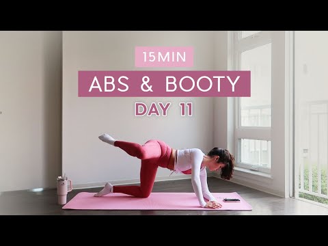 Day 11 - 1 Month Pilates Plan // 15MIN abs & booty burn // no equipment or repeats