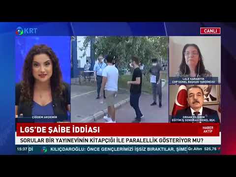 Genel Başkanımız Orhan Yıldırım, KRT TV`de, LGS`ye ilişkin değerlendirmelerde bulundu. | EĞİTİM İŞ