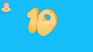 Countdown 10 to 0 with surprise Magic Numbers for KIDS. Numbers with WIND