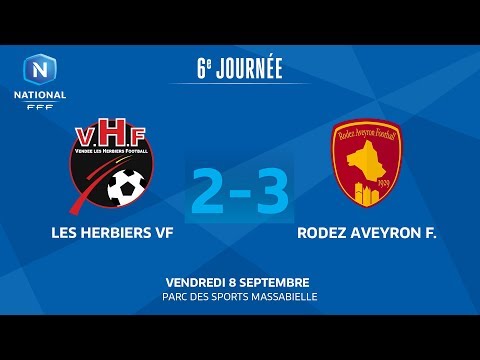 J6 : V. Les Herbiers F. - Rodez Aveyron F. (2-3), le replay