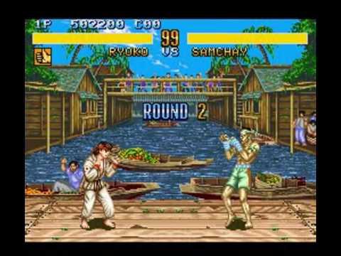 Fighter's History (SNES) - Longplay as Ryoko