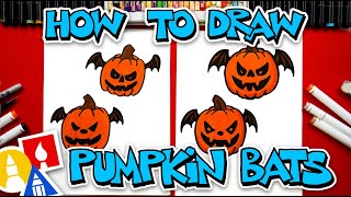 How To Draw Pumpkin Bats