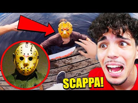 DON'T GET CAUGHT BY JASON AT NIGHT!😱 IF YOU SEE HIM RUN AWAY! (Friday the 13th!)