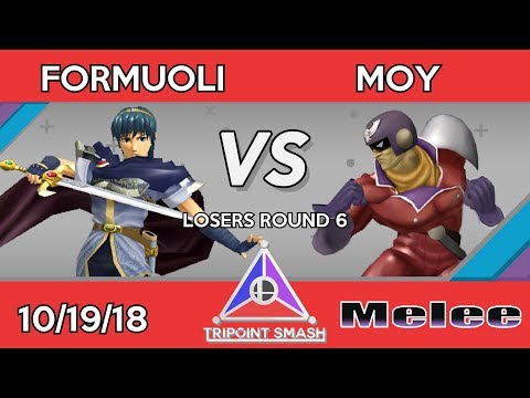 Tripoint Smash 32 - Losers Round 6 - Formuoli (Marth) Vs. Moy (Captain Falcon)