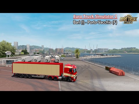 ETS2 | Bari (I) - Porto Vecchio (F) | Renault T Range (6x4) | Timelpase