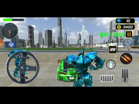 Bus Robot Car Transform War –Police Robot games!PK GAMER