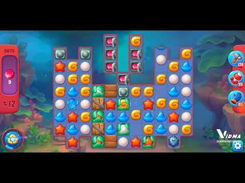 Fishdom. 5675 hard level no boosters and diamonds