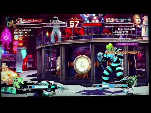 SSF4 Arcade Edition - Harrymcdowell (Bison/Dictator) Vs. Brandonheat8 (Cody) Match # 3