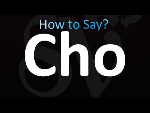 How to Pronounce Cho (correctly!)