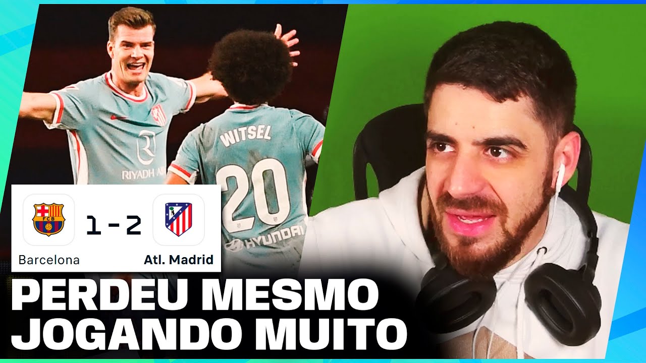 Virada incrível no ÚLTIMO SEGUNDO | Barcelona 1-2 Atlético de Madrid 🔴