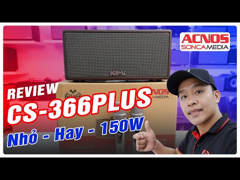 Review Acnos Cs366 Plus | Loa Karaoke Xách Nhỏ Hay 150W Chỉ Hơn 4TR  [Hieuhien.vn]