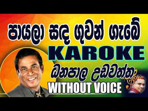 Payala Sada Guwan Gabe   Karoke   Danapala Udawatta