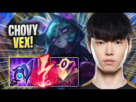 CHOVY DESTROYING WITH VEX! - GEN Chovy Plays Vex MID vs Swain! | Season 2022