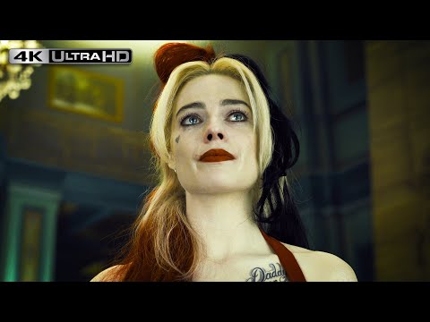 The Suicide Squad 4K HDR | Harley Quinn Bangs And Kills Luna