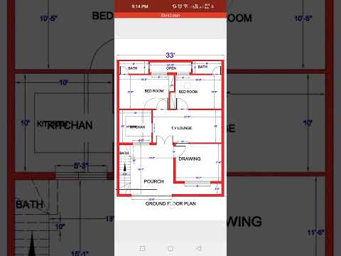 33 by 42 house plan #homeplan  #2024