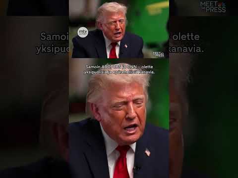 Trump raivosi NBC Newsin haastattelussa