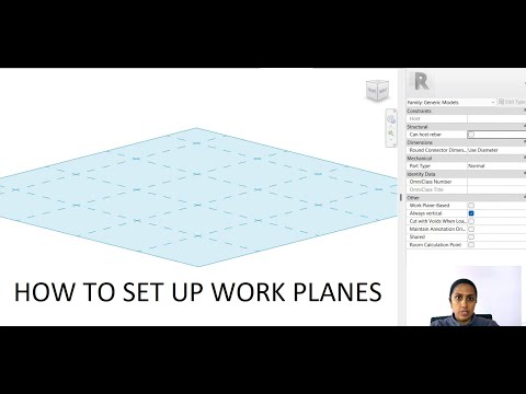 EP51 | Revit Beginner Program | How to set Work Planes for creating 3D Families| Bansri Pandey