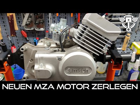 New Simson MZA replica engine!!! We're disassembling it into its individual parts.