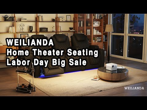 WEILIANDA LABOR DAY SALE  | Up to 25% OFF Home Theater Sofas🎬