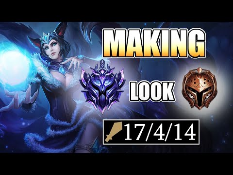 Making Diamond Players Look BRONZE ~ Rank 1 Ahri LegitKorea