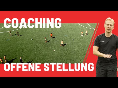 Offene Stellung trainieren: Chaospassen | Fußballübung Jugendtraining | Coaching [Freilaufen]