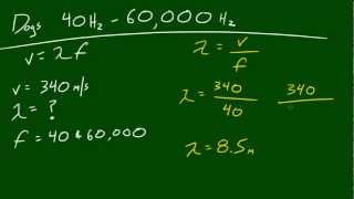Physics Lecture - 43 - Frequency Range for Dogs