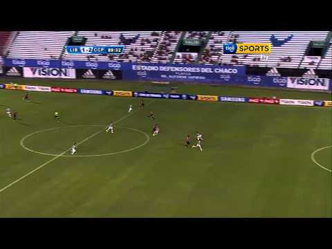 Gol de Cecilio Dominguez contra Libertad