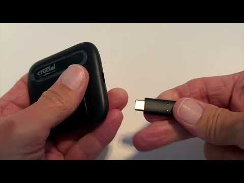 How to connect and use your Crucial 2T SSD External Hard Drive to iMac