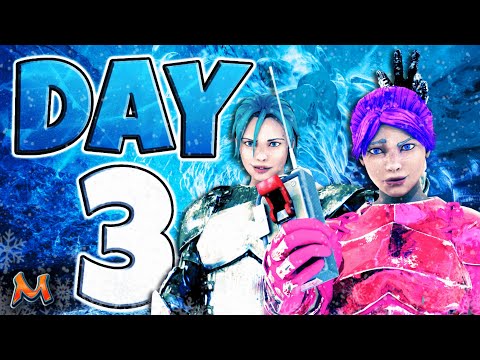 Raiding A MODDED ICE CAVE For INSANE LOOT & Stealing People's LAVA GOLEM BP's | MESA DUOS - ARK PvP