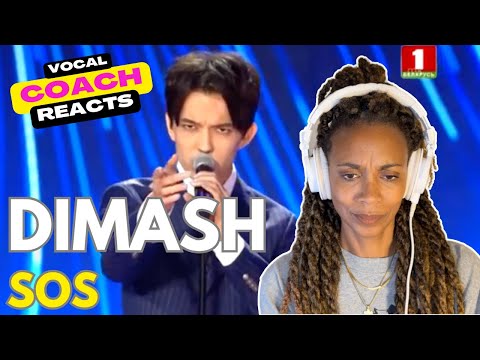 VOCAL COACH REACTION - DIMASH  - "SOS"