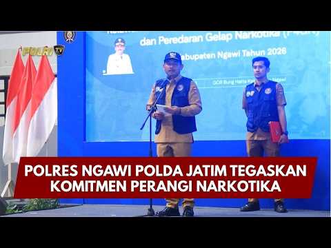 PRESISI UPDATE : POLRES NGAWI POLDA JATIM TEGASKAN KOMITMEN PERANGI NARKOTIKA 10/05/2026 (16.00)