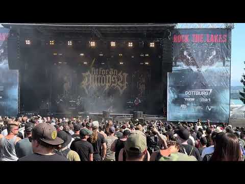 Fit For An Autopsy - Warfare - Vallamand, Rock the Lakes Festival Aug. 23