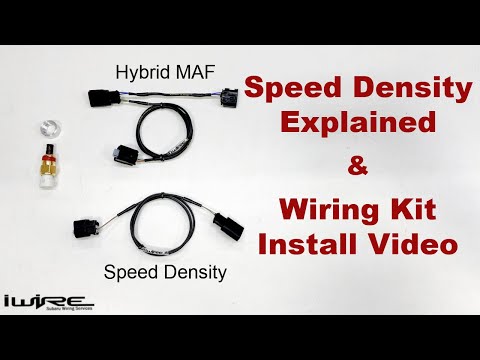 iWire Speed Density and Hybrid MAF Wiring Kit Install Video - Subaru Speed Density Explained