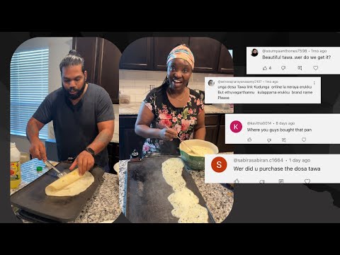 Q&A FLAT PAN: Simple Home made RAVA DOSA Recipe | Ram and Pie