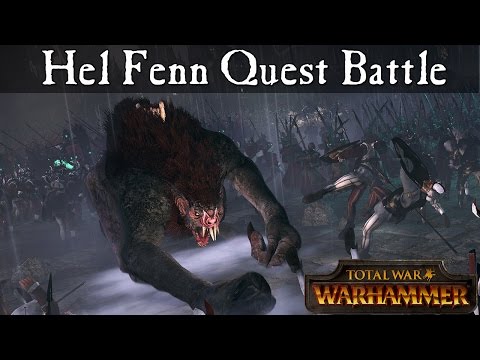 Total War Warhammer Quest Battle - Mannfred Von Carstein vs Empire at Hel Fenn