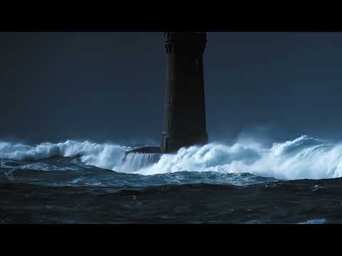 Le phare du Four en pleine tempête 🌊