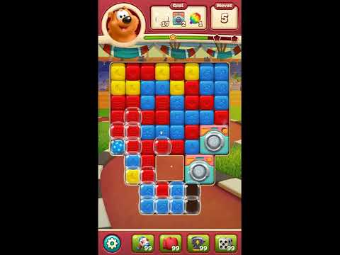 Toon Blast Level 7915 - NO BOOSTERS 🐻🐺🐱 | SKILLGAMING ✔️