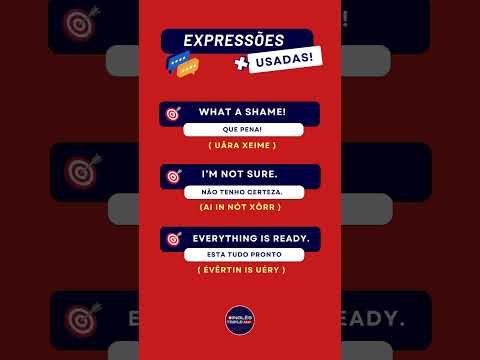 🤓EXPRESÕES EM INGLÊS #dicaingles #ingles