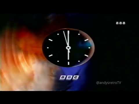 BBC-1 Midlands Today teaser, plus clock and continuity to Six o'clock news 1992