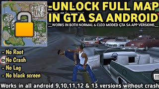 unlock full map in gta sa android // work in all android devices.